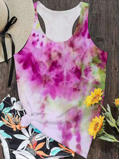 Purple Ombre Color Tank