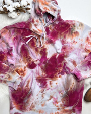 Ombre Color Tie Dye Printed Hoodie With Pocket