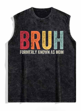 Formerly Known As Mom Washed Distressed Oversize Tank