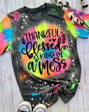 Thankful Blessed And Kind Of A Mess Shirt