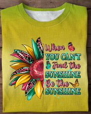 Be the Sunshine Round Neck Short Sleeve T-shirt