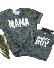 Mama's Boy Matching Parent-Child Shirts