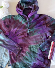 Ombre Color Hoodie With Pocket