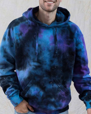 Unisex Galaxy Tie Dye Color Hoodie With Pocket