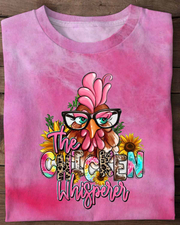 The Chicken Whisper Round Neck Short Sleeve T-shirt