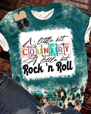 A Little Bit Country A Little Rock'n Roll Short Sleeve T-Shirt