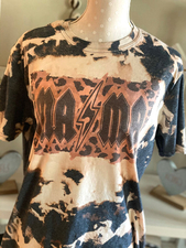 Distressed Mama Bleached T-Shirt