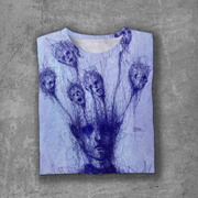 Soul Printed Round Neck Short Sleeve T-shirt
