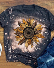 Leopard Sunflower T-shirts