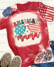 American mama Bleached T-Shirt