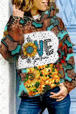 For The Love Of Sunshine Western Hoodie