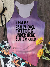 Have Really Cool Tattoos But Cold Sleeveless Tank