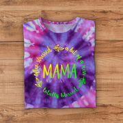 Mama Printed Round Neck Short Sleeve T-shirt