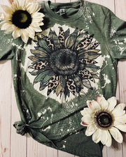 Sunflower print T-shirt